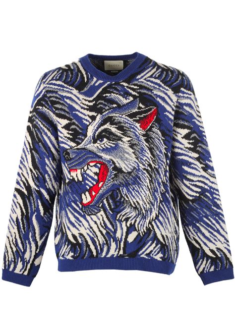 gucci 2018 wolf crewneck|Gucci clothing line.